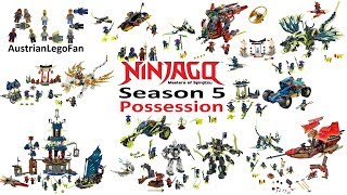 Lego Ninjago Season 5 Possession Compilation of all Sets [upl. by Alicul]