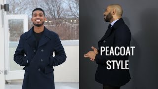 How To Wear A PeacoatHow Men Of Any Age Can Style A Peacoat [upl. by Eelac]