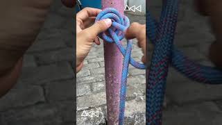 Incredible Bowline Knot With Extra Loop knottutorial rope knots [upl. by Nelyt]