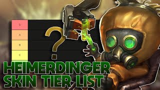 TIER LIST DAS SKINS DO HEIMERDINGER MUITA INVENÇÃO [upl. by Artenra77]