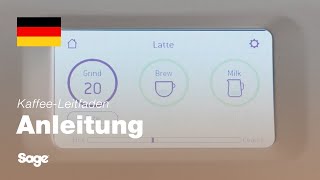 The Oracle™ Touch  Anleitung zur Mahlgradeinstellung Ihrer Espressomaschine  Sage Appliances DE [upl. by Nayar]