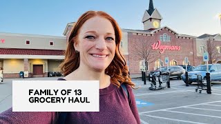 FAMILY OF 13 GROCERY HAUL [upl. by Soren]