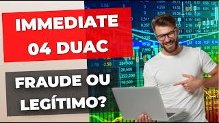 Immediate 04 Duac Avaliações 2024  Quais são as 🤔 opiniões sobre este trading automático 💰 [upl. by Naraa]