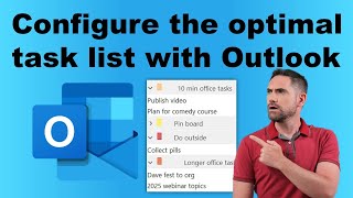 Optimal set up for tasks using Outlook [upl. by Felix]