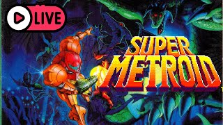 Super Metroid  SNES  AO VIVO [upl. by Lamond]