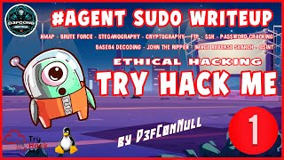 TRY HACK ME  AGENT SUDO STEP BY STEP [upl. by Beera259]