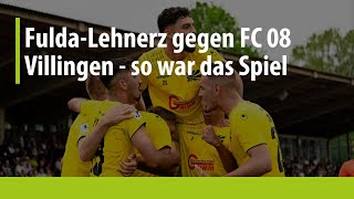 FuldaLehnerz gegen den FC 08 Villingen [upl. by Normandy]