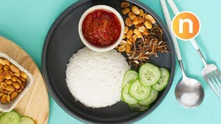 Nasi Lemak  椰浆饭  Steamed Coconut Milk Rice Nyonya Cooking [upl. by Worlock]