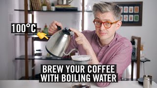 Brew your coffee with boiling water  coffee brewing temperatures explained [upl. by Leamse]