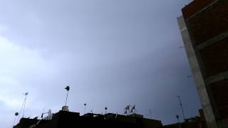 Very loud thunderstorm near zagazig city Egypt May 11 2015 [upl. by Aimahc]