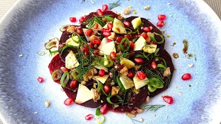 🍂 Österreichisches Rote BeteCarpaccio  einfach schnell lecker Perfekt für Herbst und Winter ❗ [upl. by Swann327]