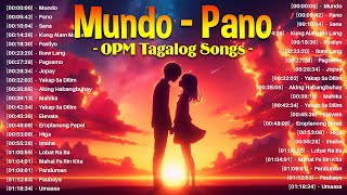 Mundo Pano Sana 🎵 Romantic OPM Top Hits 2024 🎵 Top Tagalog Acoustic Songs Cover Of All Time [upl. by Burra]