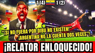 RELATOR CHILENO DESEABA LA DERROTA ARGENTINA Y EL DIBU LE TAPA LA BOCA PARA SIEMPRE quotMOMENTO EPICOquot [upl. by Filmore278]