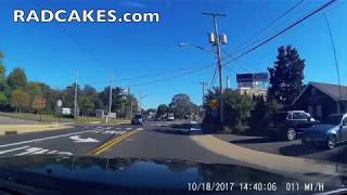 Fireball footage viewed from Sea Girt NJ October 18 2017 Meteor UFO Space Debris entering atmosphere [upl. by Rehtaef]