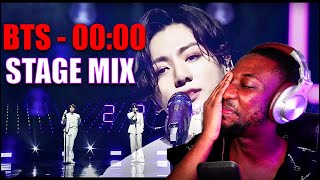 REACTING TO BTS 방탄소년단  0000 Zero OClock 교차편집 Stage Mix [upl. by Ojyram]