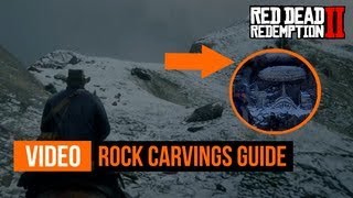 All 10 Rock Carving Locations in Red Dead Redemption 2 [upl. by Ensign939]