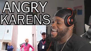 SKATERS VS ANGRY KARENS FUNNY REACTION [upl. by Enyawud]