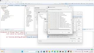 How to add import javautilList in eclipse [upl. by Ainej]