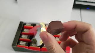 Pocket coffee espresso ferrero chocolate with liquid espresso inside Unboxing [upl. by Oznohpla618]