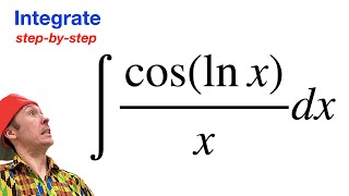 Integral of cosln xx 💪 [upl. by Atinnek]