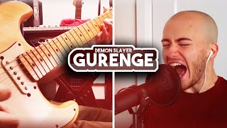 Demon Slayer  Gurenge Opening  Cover by Jun Mitsui and Victor Borba [upl. by Cacka]