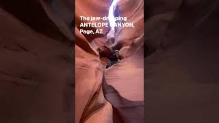 ANTELOPE CANYON Page Arizona travelvlog arizona [upl. by Jefferson]