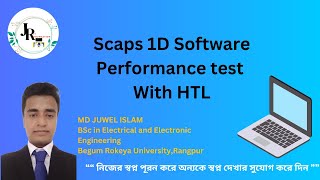 Solar cell Performance test with HTL by Scaps 1D bangla tutorialPart4 [upl. by Retlaw]