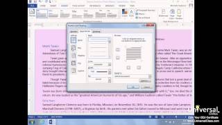 Page Formatting Microsoft Word 2013 [upl. by Nevear]