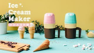 récolte日本麗克特ice cream maker 冰淇淋機 [upl. by Seiber]