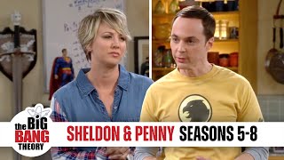 Sheldon amp Penny Moments Seasons 58  The Big Bang Theory [upl. by Ettennahs]