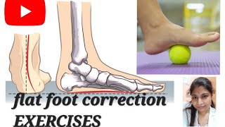 Flat foot correction exerciseReduced foot and finger stiffness amp painimprove walk physiotherapy [upl. by Sadler]