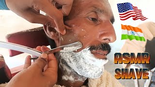 ASMR FAST AND AGGRESSIVE SHAVING Very Smooth Shave And Haircut ASMR [upl. by Nolak379]