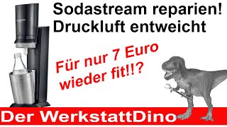 Sodastream reparieren  Undicht  Druckluft entweicht [upl. by Nosnorb]