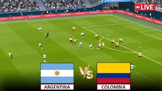 🔴LIVE  ARGENTINA vs COLOMBIA I COPA AMERICA 2024 FINAL MATCH FULL LIVE I eFOOTBALL PES 21 GAMEPLAY [upl. by Eibor]