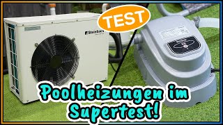 Wärmepumpe Pool Steinbach Waterpower 5000 vs Bestway Poolheizung im Knallhart Test [upl. by Anner887]