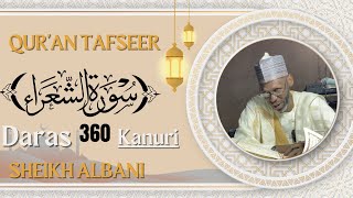 Sheihk Albani Tafseer  Daras 360  Quran  Kanuri Tafsir  Suratul AshShura [upl. by Erihppas]