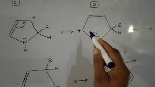 Pyrrole Furan and Thiophene reactivity  Electrophilic substitution RXN [upl. by Aes]