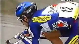 Giro delle Fiandre 1996 Michele Bartoli scatta e vince sul Grammont [upl. by Hesther]