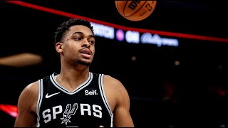 Highlights Keldon Johnsons 17 PTS 3 AST 2 STL vs Detroit  202324 San Antonio Spurs [upl. by Jollenta]