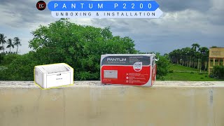 PANTUM P2200 unboxing installation [upl. by Crellen47]