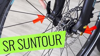 SR SUNTOUR STECKACHSE Tutorial  Einfach amp Schnell  Fahrradorg [upl. by Adelle499]