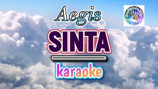 Sinta karaoke by Aegis tagalog karaoke song  Opm music  Videokaraoke Ni Bai [upl. by Notserk]