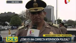 VIDEO conozca cómo es una correcta intervención policial [upl. by Justinn]