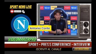 Antonio Conte cambia modulo in previsione di InterNapoli  press conference [upl. by Wisnicki842]