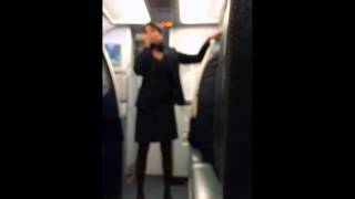 Spirit Airlines Hilarious Flight Attendent [upl. by Inig]