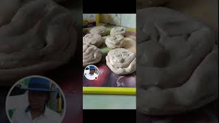 Cooking small layered chapati for snacking [upl. by Faith]