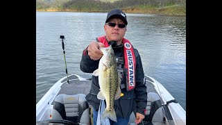 Lake Berryessa Bass fishing in March [upl. by Cartie341]