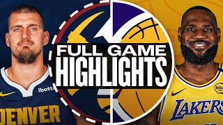 NUGGETS at LAKERS  FULL GAME HIGHLIGHTS  November 23 2024 [upl. by Yalonda]