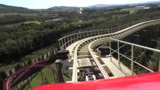 Mountain Coaster Jetcoaster Roller Coaster Front Seat POV Onride Rusutsu Resort Japan [upl. by Munro]