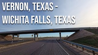 Vernon Texas to Wichita Falls Texas Drive with me on a Texas highway [upl. by Idaf]